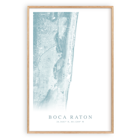 boca raton florida map