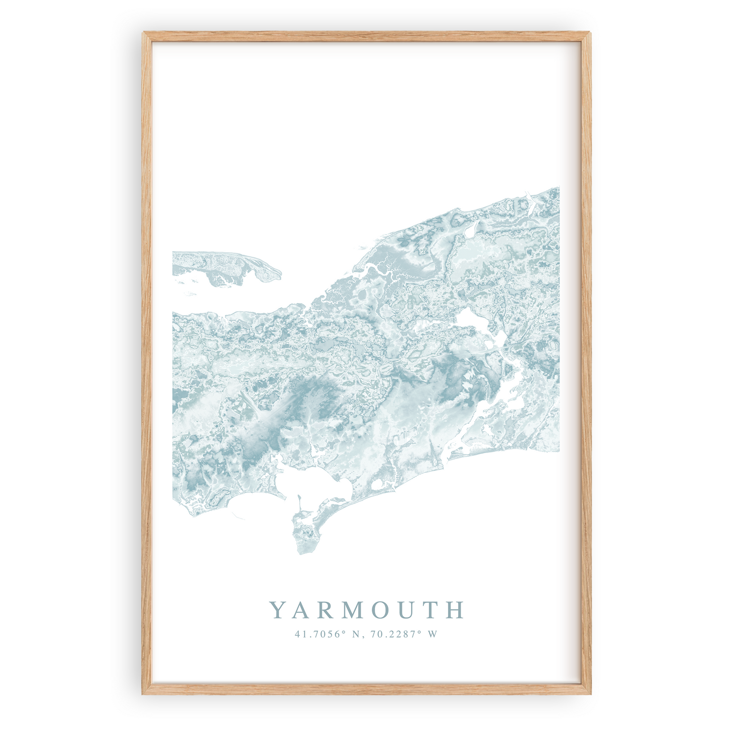 yarmouth massachusetts map poster